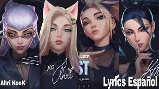 KDA/ THE BADDEST (LYRICS ESPAÑOL)