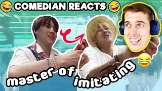 😂😂 HILARIOUS reaction to BTS imitating each other so accurately | a never-ending saga 😂😂