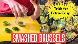 😲 Shocking Air Fryer Hack! Crispy Smashed Brussels Sprouts 🥦 That Will Blow Your Mind! 🔥