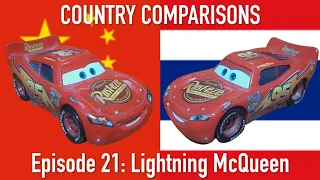 Lightning McQueen | Country Comparisons | Episode 21 (China vs Thailand) Mattel Disney/Pixar Cars