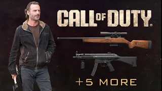 The Walking Dead Guns in Call of Duty! - MW3 Hidden Weapons