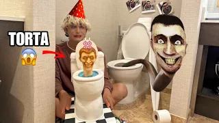 LA FESTA DI COMPLEANNO DI VINCI È STATA ROVINATA? 😱😢 *skibidi toilet festeggia in bagno*