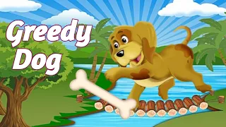 a greedy dog story | greedy dog story in English| English storyies | English story For Kids