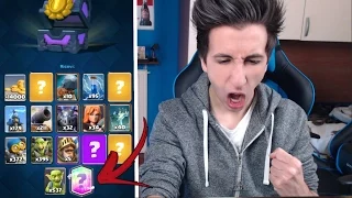 APRO un BAULE con 2000 CARTE e TROVO una LEGGENDARIA SENZA GUARDARE! | CLASH ROYALE ITA