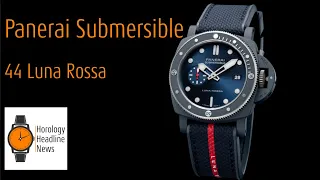 Premiere: Panerai Submersible QuarantaQuattro Luna Rossa Ti Ceramitech (PAM01466)