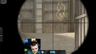 EG Cerq hits unreal flick to clutch the round vs NaVi 😲