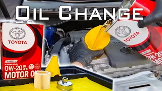 How to change Toyota Camry 2.5L Engine OIL 2015-2017/How to reset scheduled maintenance on Camry