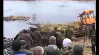 Подъем танка Т 34 в Зеленкино   полное видео