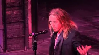 Tim Minchin wins Best Supporting Actor in a Musical at the 2013 Whatsonstage.com Awards
