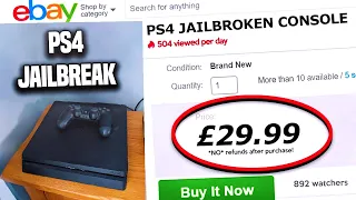 i Bought a Modded Jailbroken PS4 on eBay for £30 and this is what i got... (PS4 Mods)