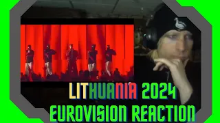 Another American Eurovision Reaction | Lithuania 2024 | Silvester Belt - Luktelk