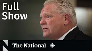 CBC News: The National | Ontario surgeries, Ukraine war, Alcohol warning labels