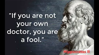 Hippocrates' Best 23 Life Lessons you should know