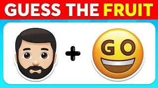 Guess The Fruit By Emoji Challenge 🍌🍉 | Emoji Quiz | Brain Teaser🧠