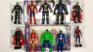 8 Minutes Satisfying With Unboxing Superhero Avengers Set 10 Pieces | ASMR | Spiderman, Thanos, Hulk