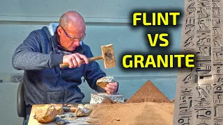 How the Ancient Egyptians Cut Granite with Flint | Experiment