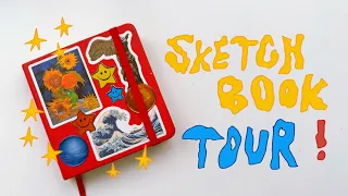 a sketchbook tour yay 📕