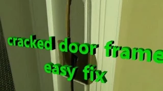 KICKED IN DOOR FRAME REPAIR