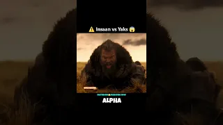 Insaan vs yaks 😱⚠️ || Alpha movie explained in hindi #shorts #movie #shortvideo #movieexplaination