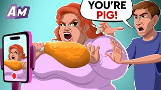 My PLUS SIZE WIFE OVEREATS ONLINE