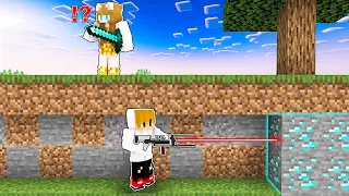 LASER MINING Speedrunner VS Hunter in Minecraft (Tagalog)