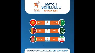 Kyrgyzstan - Turkmenistan. Cava Volleyball Nations League 2024