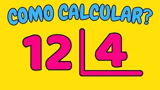 COMO CALCULAR 12 DIVIDIDO POR 4?| Dividir 12 por 4