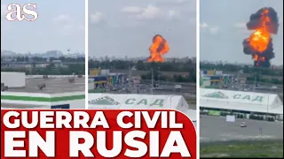 GUERRA CIVIL EN RUSIA | BOMBARDEOS y EXPLOSIONES en VORONEZH tras el GOLPE del GRUPO WAGNER | AS