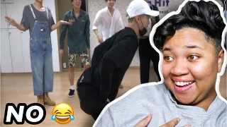 SUGA BETTA STOP HAHA | BTS - Baepsae Dance Practice (REACTION)