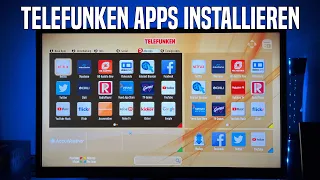 Telefunken Fernseher Apps installieren & benutzen Anleitung (Deutsch)