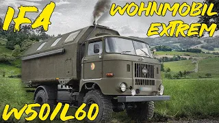 IFA W50/L60 - Wohnmobil Extrem | Harzer Bikeschmiede