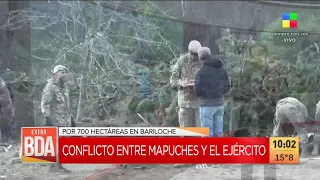 Conflicto entre mapuches y el Ejercito por 700 hectáres en Bariloche