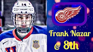 Red Wings Pick Frank Nazar at 8th says Prashanth Iyer (2022 Draft)