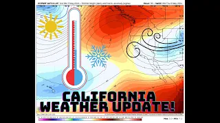 California Weather: Storm Moves Through and a Pattern Change!