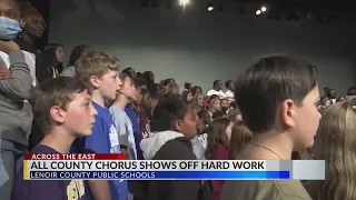 Students participate in All County Chorus