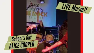 Alice Cooper - School's Out (Cover) by Alice Cooper's Solid Rock Band (ft. Lauren Young)   #Shorts