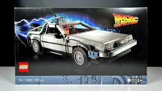 Krasses Modell mit Schwächen... | LEGO Back to the Future 'DeLorean Zeitmaschine' Set 10300 Review!