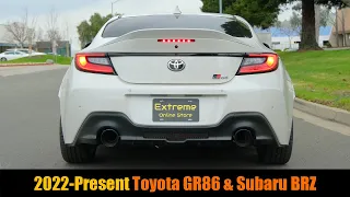 Extreme Online Store 2022-Up Toyota GR86 | Subaru BRZ Muffler Delete Cat Back Exhaust Sound Clip
