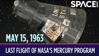 OTD in Space – May 15: Last Flight of NASA's Mercury Program