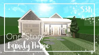 One-Story Family Home || 53k || Bloxburg House Builds