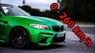 BMW M2 vs Honda Civic Type R / Acceleration 0-260 km/h & Exhaust