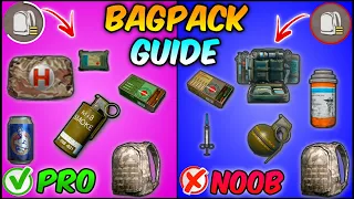 Backpack Management Guide & Tutorial For Op Loot In Bgmi & Pubg Mobile Tips And Tricks To Become Pro