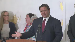 Watch: Governor Ron DeSantis in Jacksonville