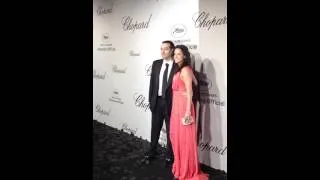 Mohammed Al Turki Michelle Rodriguez arrive to Chopard dinner and party Cannes film festival 2012