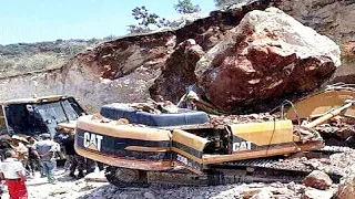 10 Extreme Dangerous Idiots Excavator Operator Skill - Fastest Climbing Excavator Fails