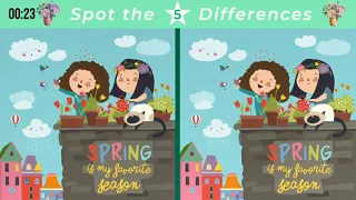 Spot the difference #187 |  Spring Edition