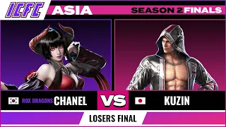 Chanel (Eliza)  vs Kuzin (Steve) ICFC ASIA: Season 2 Week 10 - Losers Final
