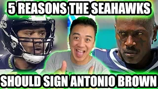 5 reasons why the Seahawks should sign Antonio Brown! (NorbCam Reacts)