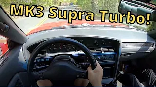 POV Driving 1990 MK3 Toyota Supra Turbo - Accelerations & Handling!!
