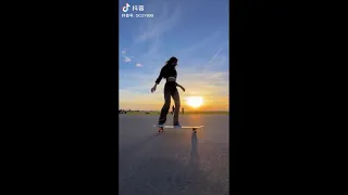 Tiktok[ Douyin_抖音 ] skateboard #3